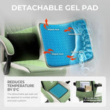 Gaming Chair With Pocket Spring Cushion And Footrest - Crafted Creator