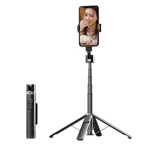 Quadrupod Double Fill Light Mobile Phone Bluetooth Selfie Stand