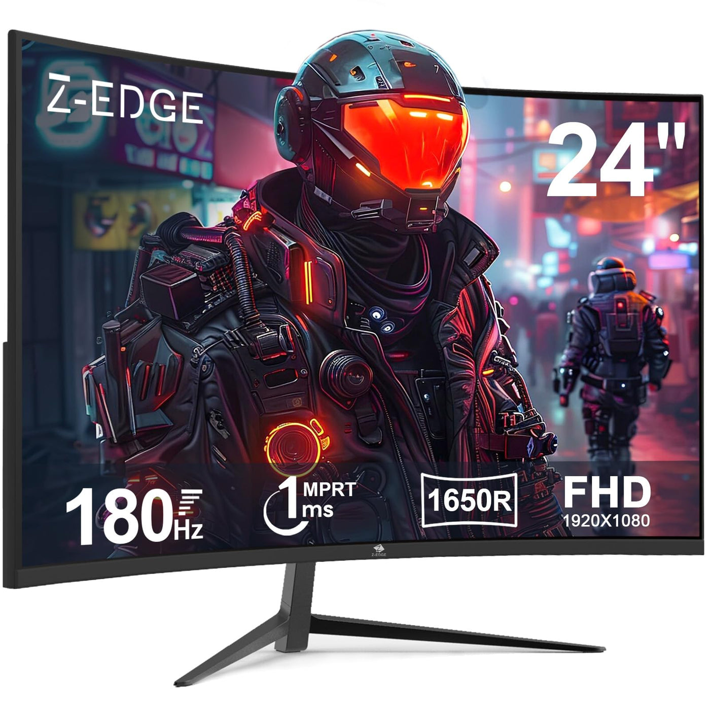 24-inch Curved 180Hz FHD Gaming Monitor - Crafted Creator