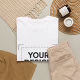 Custom Design T-Shirt – Your Art, Text or Photo Printed - Crafted Creator