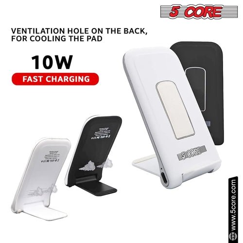 5 Core Wireless Charger 10W Max Fast Wireless Charging Pad Glass Top - Crafted Creator