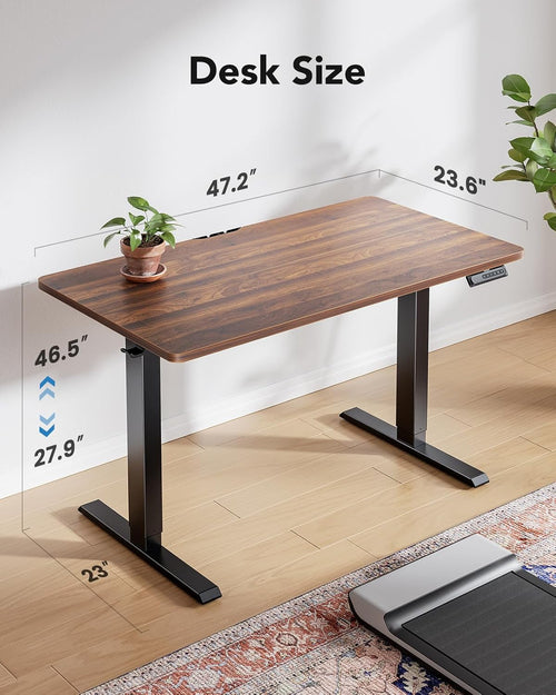 48 Inch Electric Standing Desk With Adjustable Height