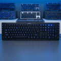 A4tech KD-600L Black USB Blue L.E.D. Illuminated Keyboard