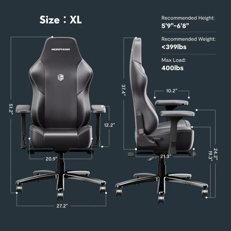 Ergonmic Lumbar Support Gaming Chair - Crafted Creator