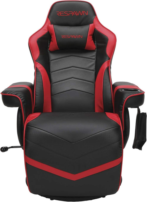 900 Gaming Recliner Red With Adjustable Leg Rest Cupholder