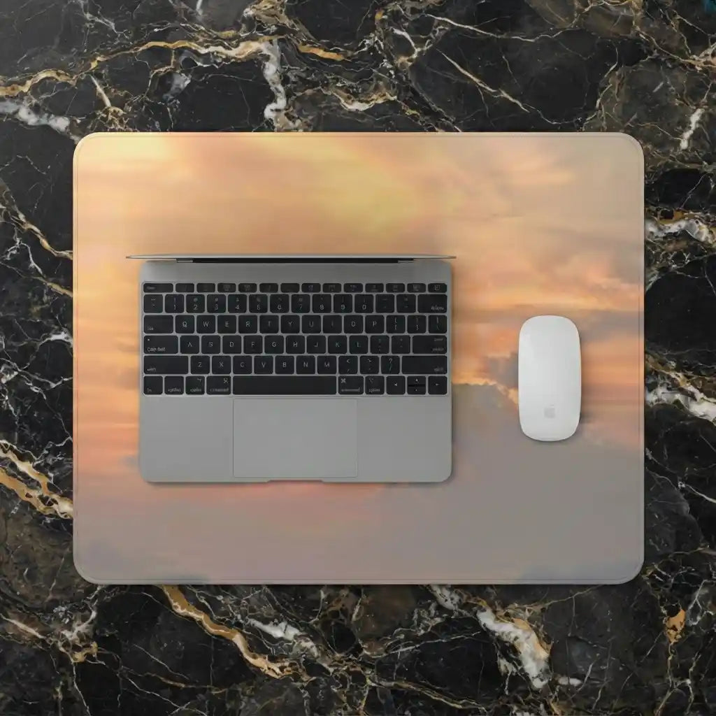 Golden Horizon Desk Mat