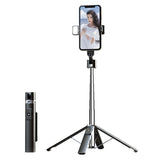 Quadrupod Double Fill Light Mobile Phone Bluetooth Selfie Stand
