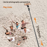 Selfie Stick Tripod With Fill Light, Extendable Phone Stand