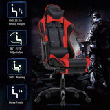 Ergonomic Gaming Chair With Footrest And Lumbar Support - Crafted Creator