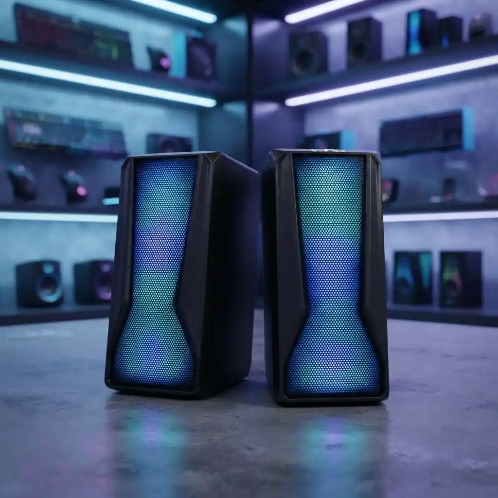 Sound Color LED Dual Gaming Speakers