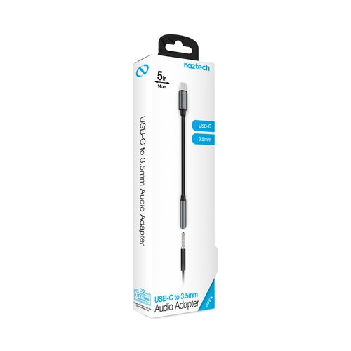 USB-C to 3.5mm Audio Adapter with Plug and Play Convenience