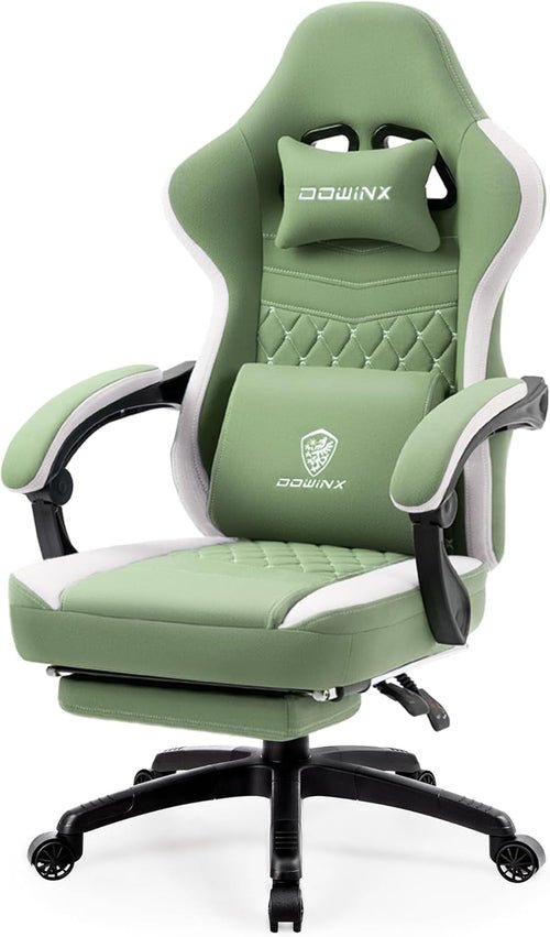 Gaming Chair With Pocket Spring Cushion And Footrest - Crafted Creator