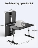 Height and Angle Adjustable Laptop Desk for Bed and Couch - Crafted Creator