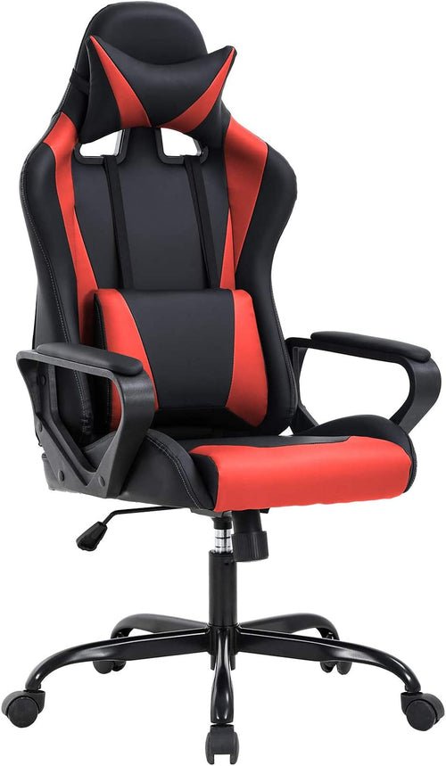 Gaming Chair With Ergonomic Adjustable Lumbar Support - Crafted Creator