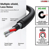5Core Lavalier Microphone Clip On Professional Grade 3.5mm Lav Lapel