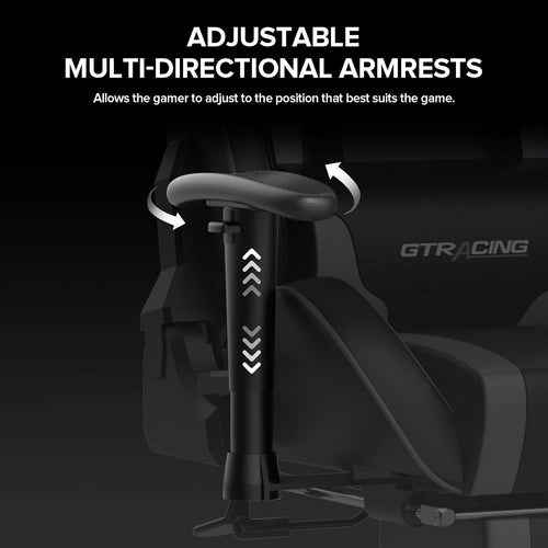 Bluetooth Gaming Chair With Footrest For Home Office Dual Bluetooth Speakers And Ergonomic Surround Sound
