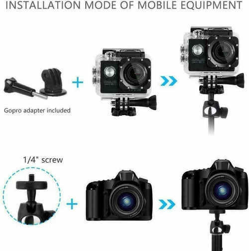 Selfie Stick Tripod 40" Bluetooth Remote Portable for Phones