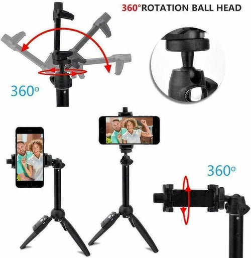 Selfie Stick Tripod 40" Bluetooth Remote Portable for Phones