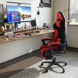Pro Gamer Chair with Breathable Leather w/ Footrest - Crafted Creator