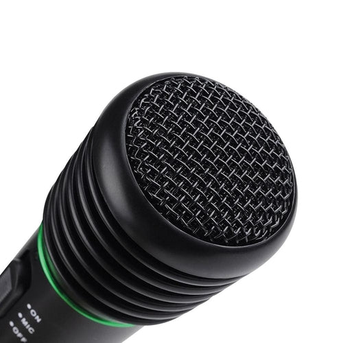 ProVoice Professional Microphone 2 In 1 Wired Or Wireless Handheld Receiver System With Noise Reduction And FM Radio