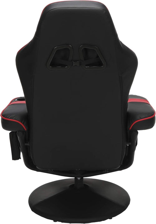 900 Gaming Recliner Red With Adjustable Leg Rest Cupholder