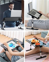 Height and Angle Adjustable Laptop Desk for Bed and Couch - Crafted Creator