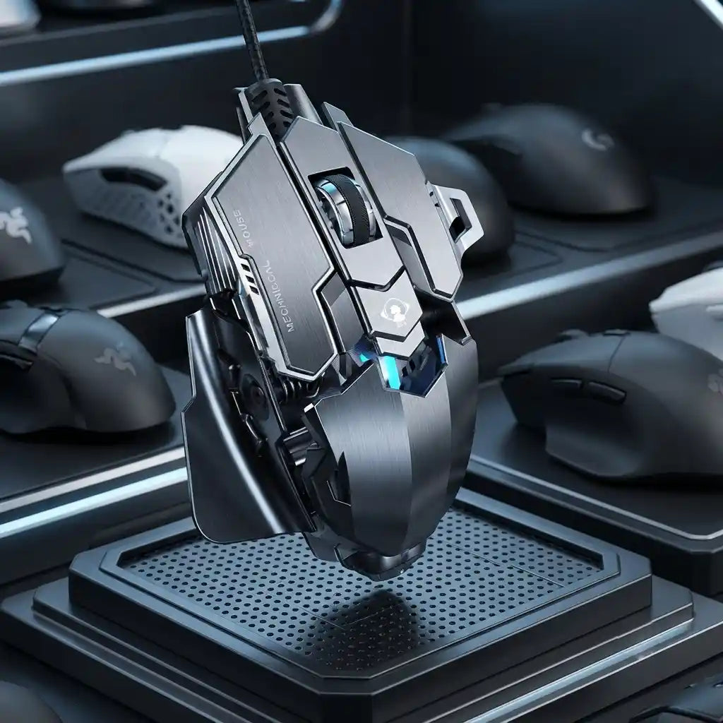 Esports Gaming Mouse Wired Mechanical Macro Metal Weighted