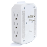 Cargador de pared Emerson con 6 tomacorrientes + USB, protección contra sobretensiones y LED