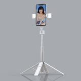 Quadrupod Double Fill Light Mobile Phone Bluetooth Selfie Stand