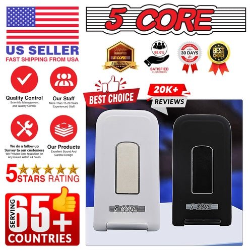 5 Core Wireless Charger 10W Max Fast Wireless Charging Pad Glass Top - Crafted Creator