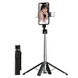 Quadrupod Double Fill Light Mobile Phone Bluetooth Selfie Stand