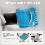 Beige Gaming Chair With Pocket Spring Cushion And Gel Pad For Luxury Comfort And Support