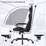 Gaming Chair With Ergonomic Adjustable Lumbar Support - Crafted Creator