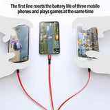 4 Port Car Charger and 4FT - 3 in 1 Nylon Cable Combo - Crafted Creator