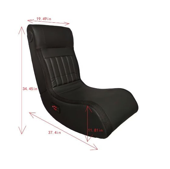 Foldable Gaming Chair With Onboard Speakers, LED Strip Light - Crafted Creator