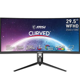 MAG301CR2 30" Gaming Monitor 2560 x 1080 (UWFHD) VA 200Hz FreeSync HDR Ready HDMI Displayport USB C Tilt Swivel Height AdjustableBlack