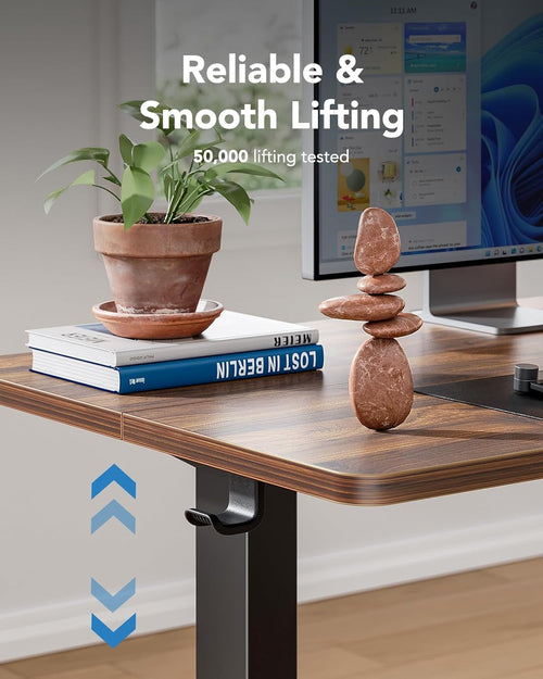 48 Inch Electric Standing Desk With Adjustable Height