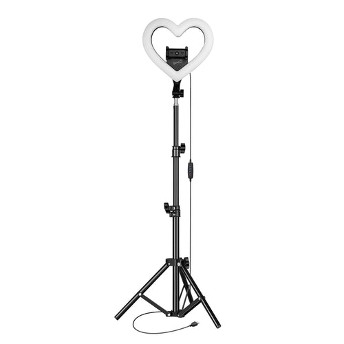 Live Stream 10” Heart Ring Light with RGB