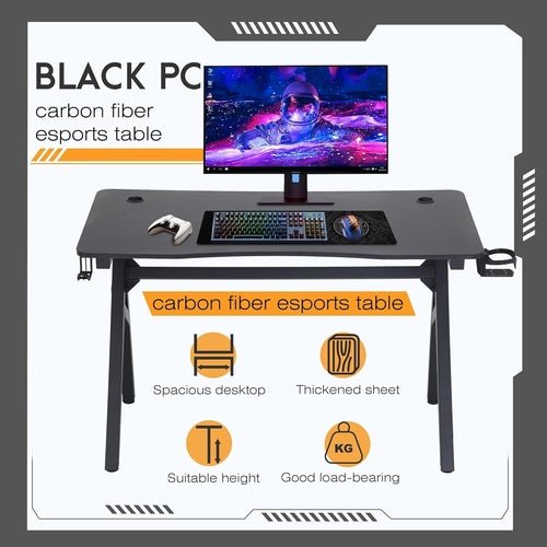 47x23 Gaming Desk Cup Holder For Home Office Setup - Crafted Creator