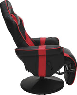 900 Gaming Recliner Red With Adjustable Leg Rest Cupholder