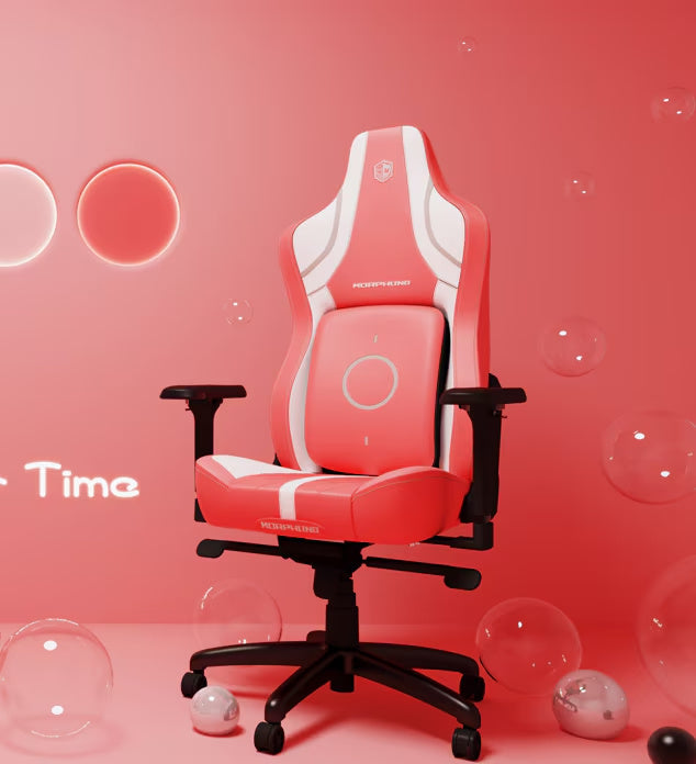 Pink Leather Gaming Chair