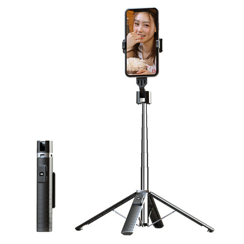 Quadrupod Double Fill Light Mobile Phone Bluetooth Selfie Stand