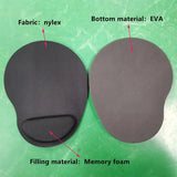 Wrist Support Mouse Pad, Office Keyboard Wrist Rest, Memory Foam