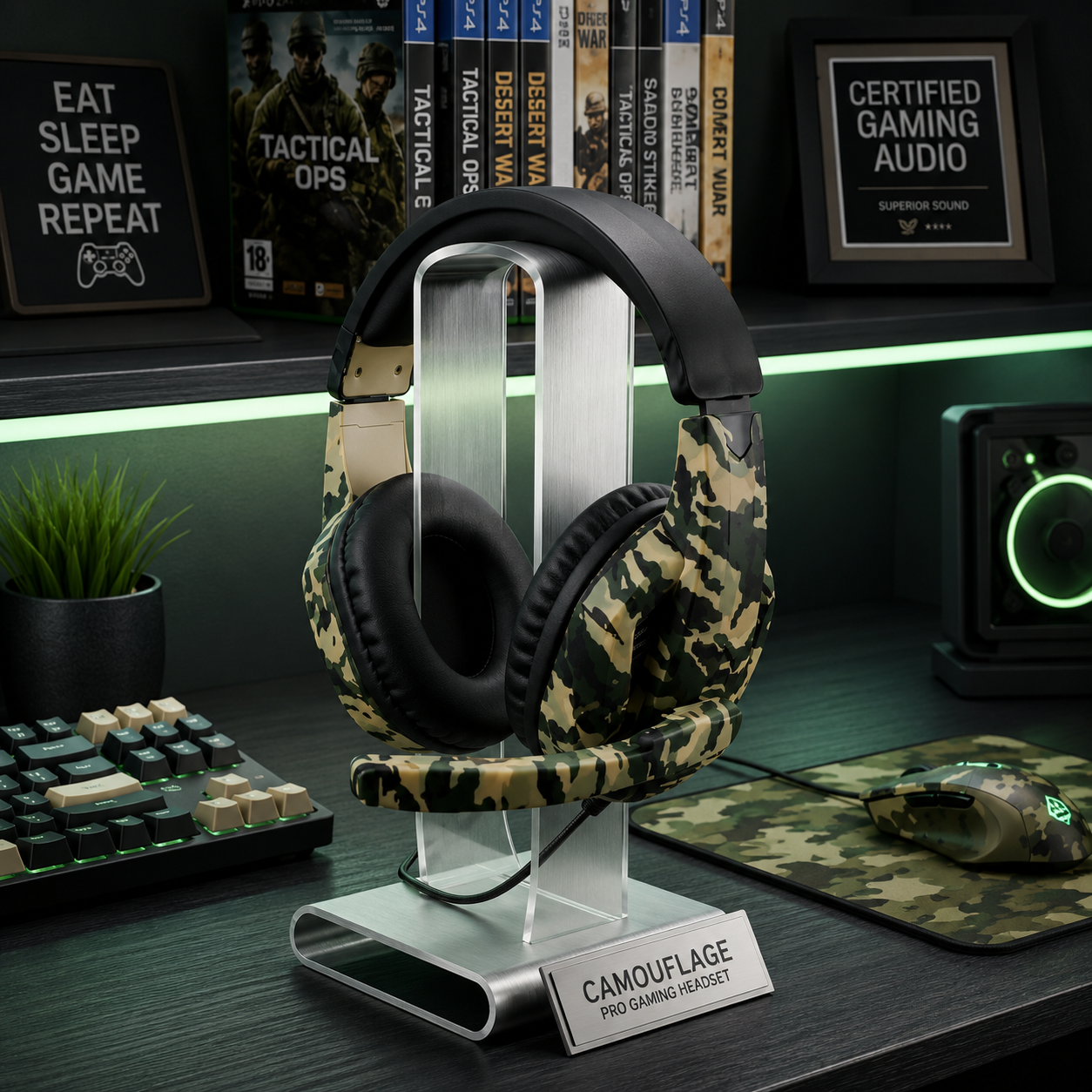 3.5mm Gaming Headset Stereo Surround Headphone For PS4 Laptop Xbox
