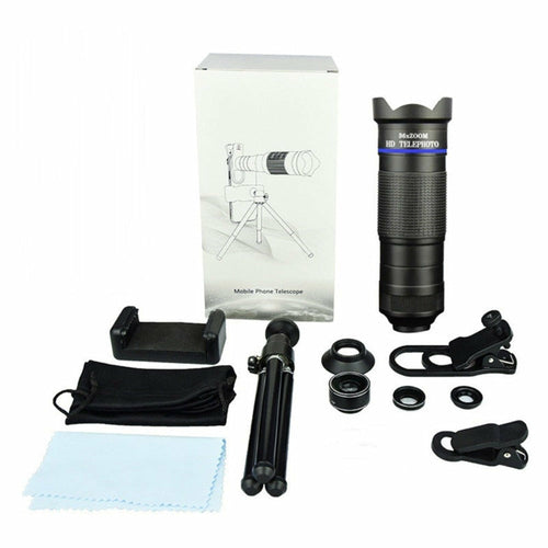 36X Mobile Phone Lens Kit With Tripod