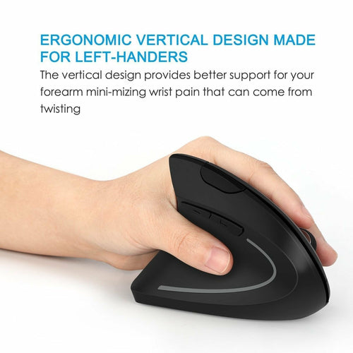 2 4G Wireless Ergonomic Vertical Mouse For Left And Right Handed Use With Wrist Comfort And Natural Grip