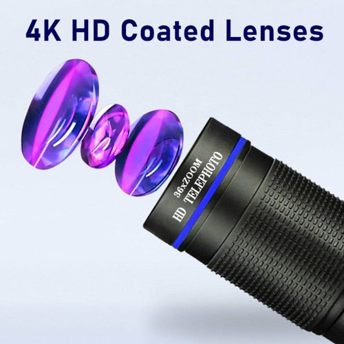 36X Mobile Phone Lens Kit With Tripod