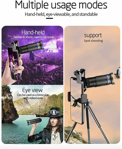 36X Mobile Phone Lens Kit With Tripod