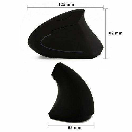 2 4G Wireless Ergonomic Vertical Mouse For Left And Right Handed Use With Wrist Comfort And Natural Grip