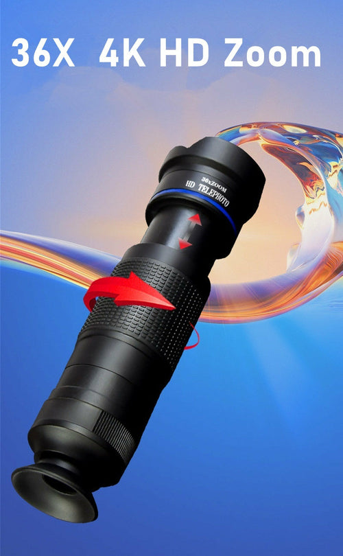 36X Mobile Phone Lens Kit With Tripod